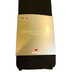 Avenue New Tights Plus Size C/D Espresso Dark Brown Light Control Top